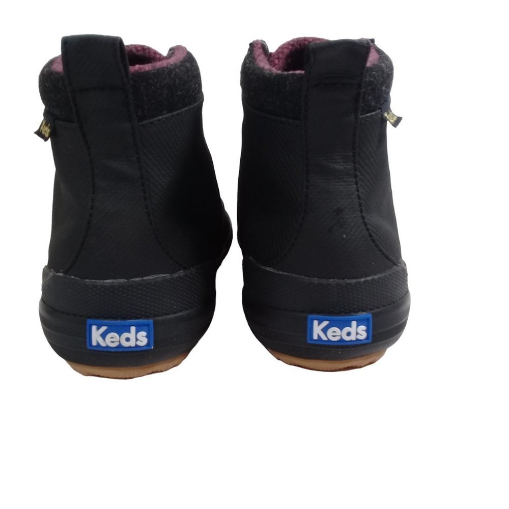 Keds Women's Water-Resistant Canvas Scout II Black Boots Size 7.5W - Picture 10 of 13